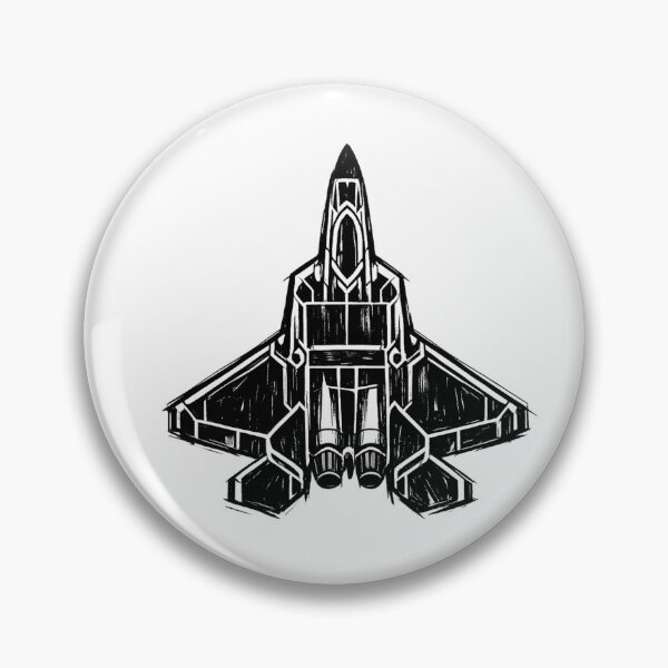 Item preview, F-22 Raptor Black Art designed and sold by Combat Skies.