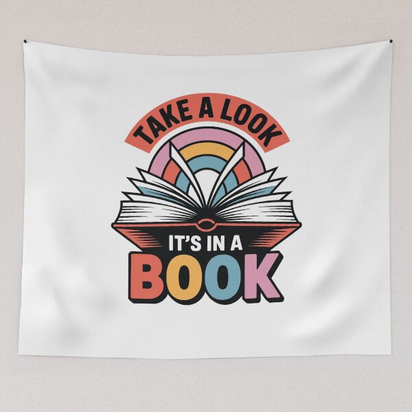 Item preview, Take a Look it's in a Book Funny Reading Rainbow designed and sold by tmerchtrends.
