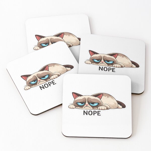 Item preview, Grumpy Cat Nope designed and sold by mumforlife.
