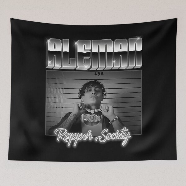 Item preview, Grayscale Color - Aleman Rapper Society designed and sold by Human Progress.