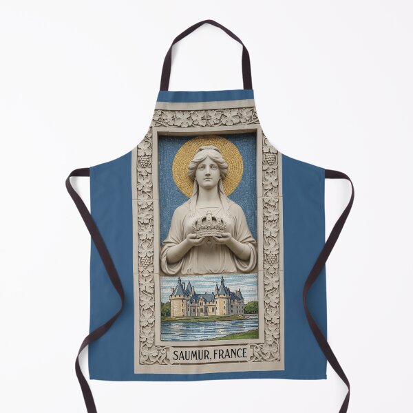 Item preview, Saumur France Renaissance Castle Relief - Ornate Mosaic Wall Art designed and sold by FrancophileFun.
