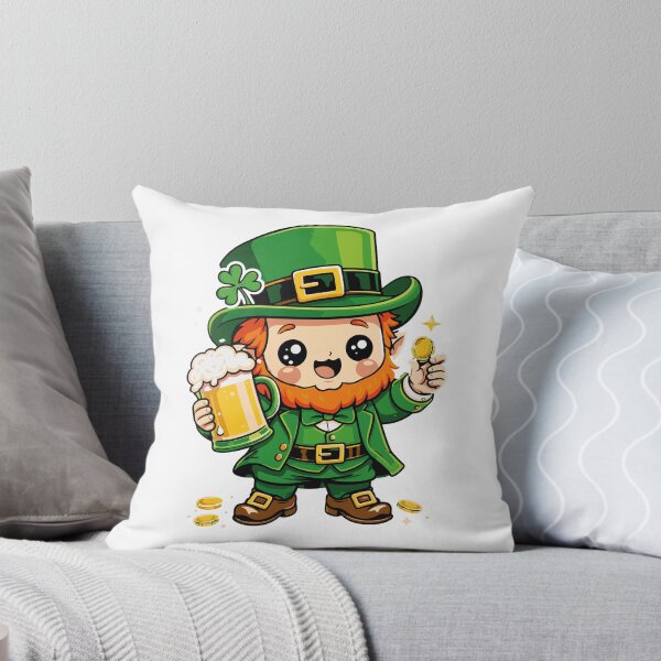 Item preview, Kawaii Leprechaun Beer designed and sold by Rocamisetas.