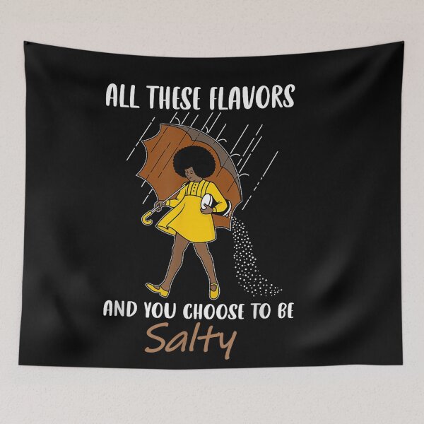 Item preview, Chose To Be A Salty Black Melanin Girls designed and sold by KennethMeyer.