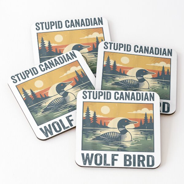 Item preview,  Stupid Canadian Wolf Bird  designed and sold by H3ll-Ash-Studio.