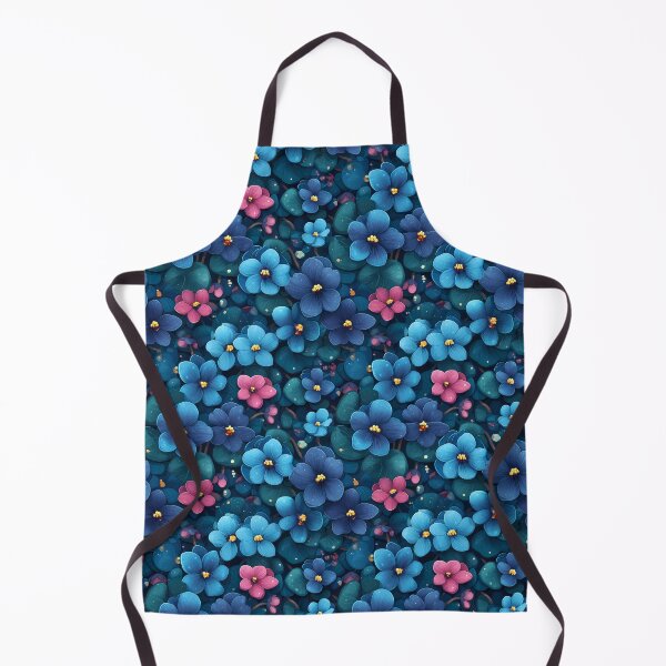 Item preview, African Violet Flowers Purple Pattern designed and sold by ConcienciaEco.