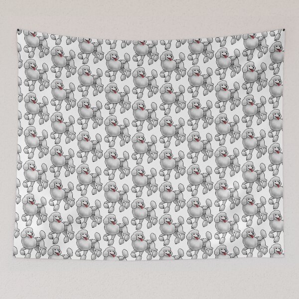 Item preview, Dog - Standard Poodle - Continental White designed and sold by Jennifer Stolzer.