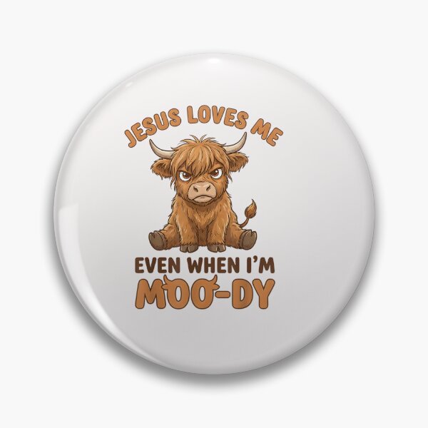 Item preview, Jesus Loves Me Even When I’M Moo-Dy designed and sold by KennethMeyer.