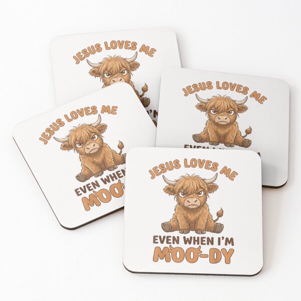 Item preview, Jesus Loves Me Even When I’M Moo-Dy designed and sold by KennethMeyer.