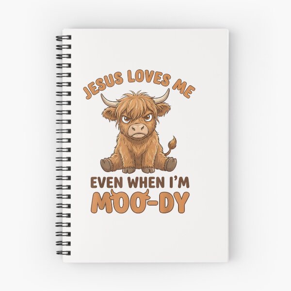 Item preview, Jesus Loves Me Even When I’M Moo-Dy designed and sold by KennethMeyer.