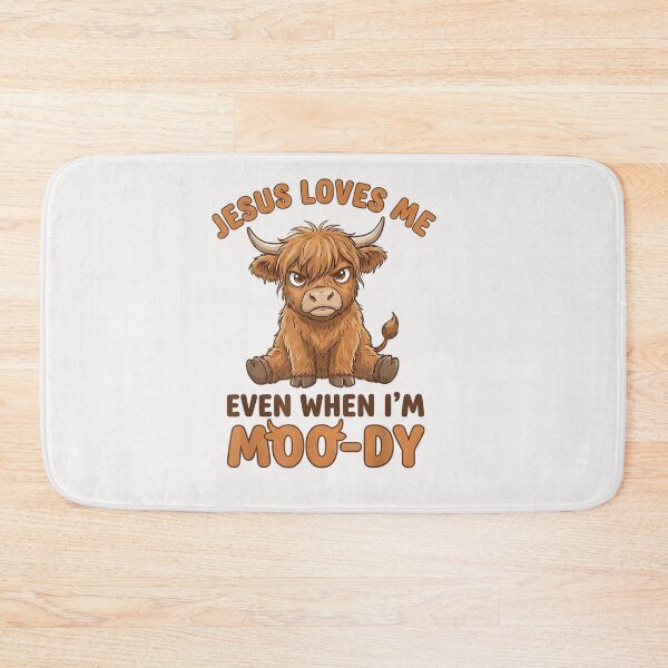 Item preview, Jesus Loves Me Even When I’M Moo-Dy designed and sold by KennethMeyer.