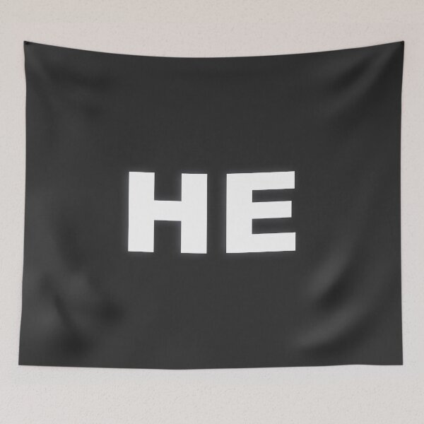 Item preview, HE — White Minimal Bold Type Statement designed and sold by WORDPAUSE.