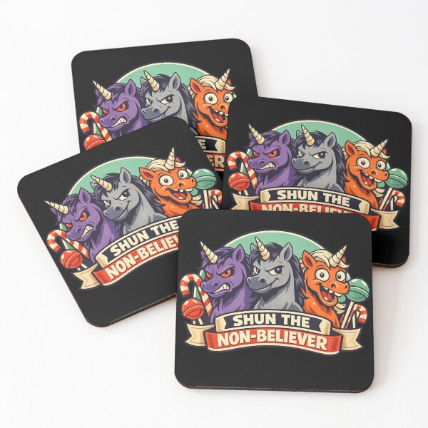 Item preview, Shun the Non-Believer Unicorn Trio designed and sold by VampimorPH.