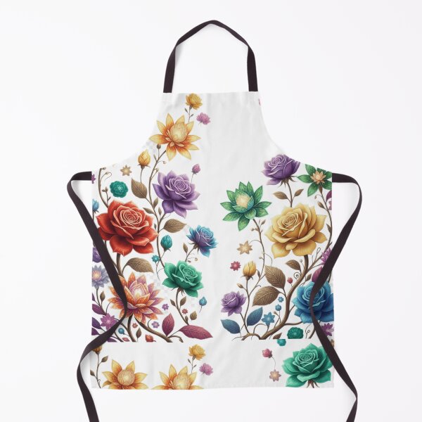 Item preview, Enchanted Floral Mosaic: Multi-Colored Rare Flowers designed and sold by Fatomfatom.
