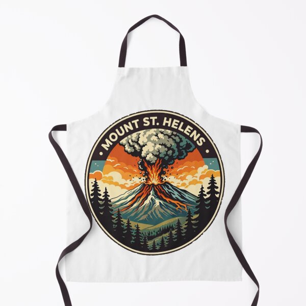 Item preview, Mount St. Helens Eruption Retro Volcano Art – Adventure Hiking Design designed and sold by Globalcitytees.