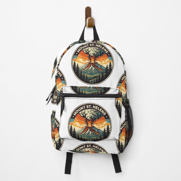 Item preview, Mount St. Helens Eruption Retro Volcano Art – Adventure Hiking Design designed and sold by Globalcitytees.