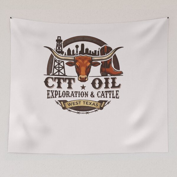 Item preview, Vintage CTT Oil Exploration And Cattle designed and sold by KennethMeyer.