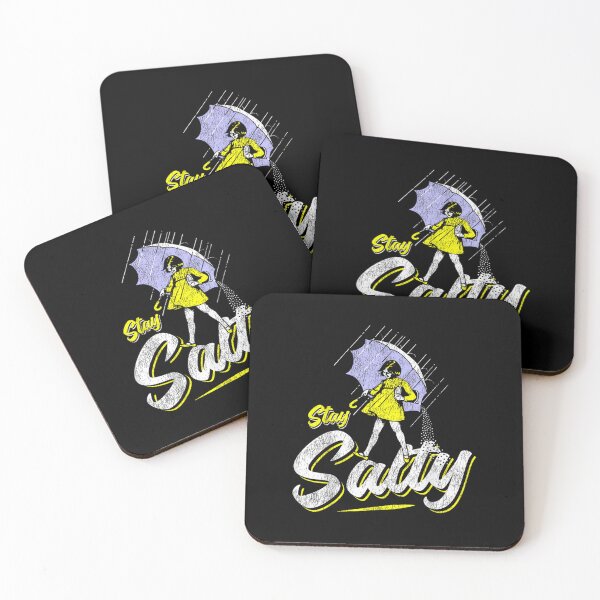 Item preview, Vintage Salty Meme All These Flavors Girl Holding Umbrella designed and sold by KennethMeyer.