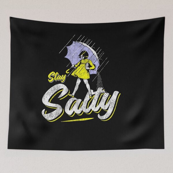 Item preview, Vintage Salty Meme All These Flavors Girl Holding Umbrella designed and sold by KennethMeyer.