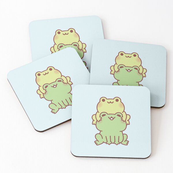Item preview, Cute Frogs Stacked Together Best Friends designed and sold by rustydoodle.