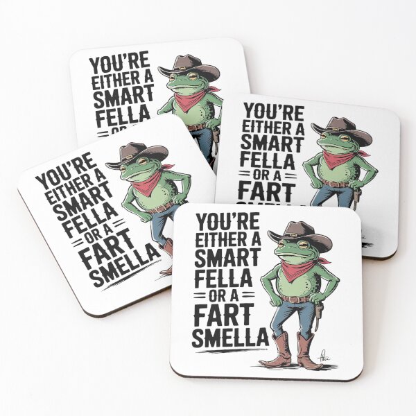Item preview, You're Either A Smart Fella Or A Fart Smella Frog designed and sold by MarryIsMonth.
