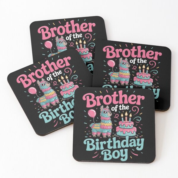 Item preview, Brother Birthday Boy Llama Pinata Party family mathing men designed and sold by MarryIsMonth.