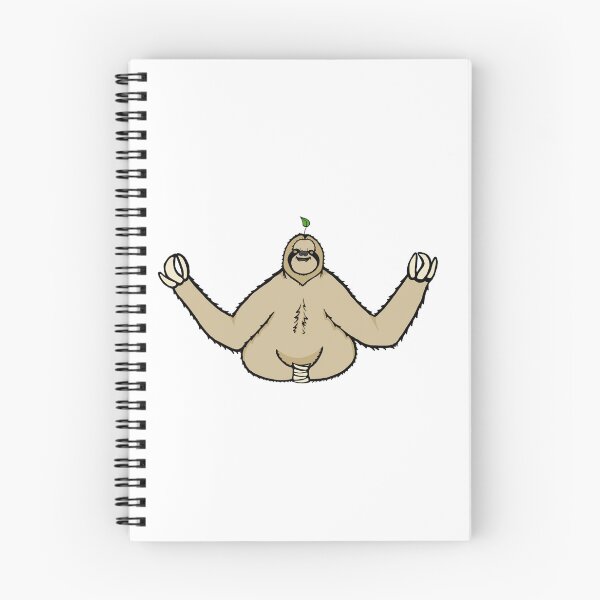 Item preview, meditation sloth designed and sold by Blockhead Designs.