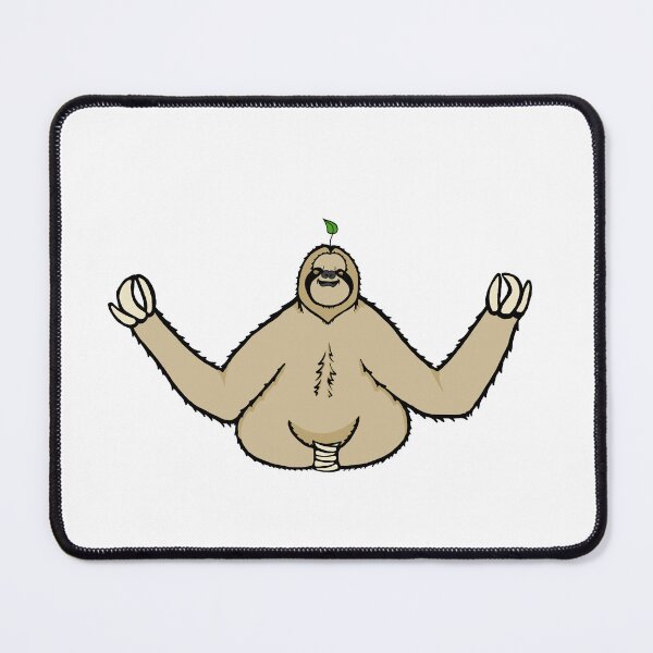 Item preview, meditation sloth designed and sold by Blockhead Designs.