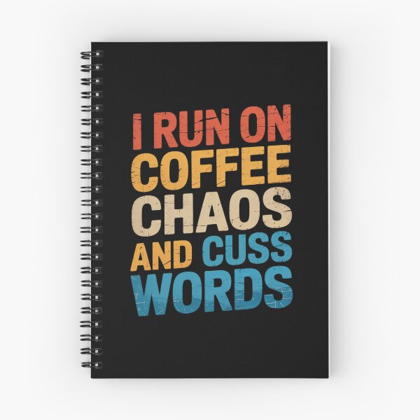 Item preview, I Run On Coffee Chaos And Cuss Words designed and sold by MythWoot.