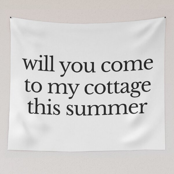 Item preview, Will You Come To My Cottage This Summer designed and sold by Eh Plus Designs.