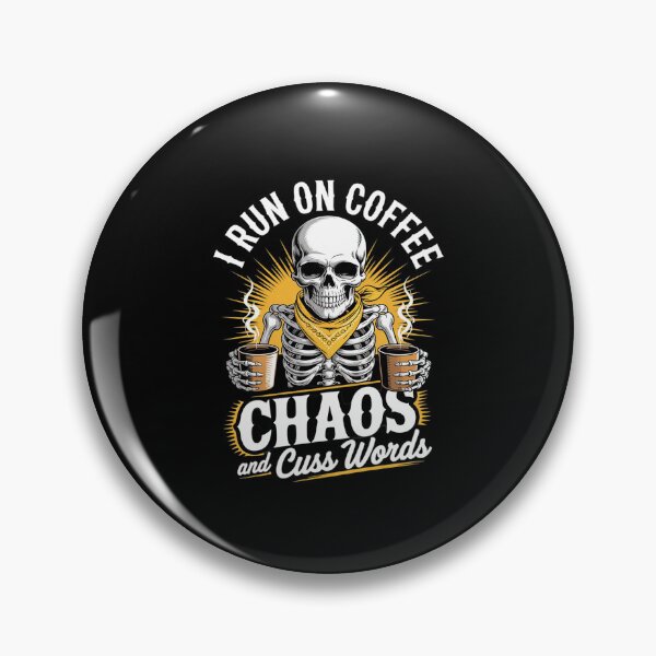 Item preview, I Run On Coffee Chaos And Cuss Wordsx designed and sold by MythWoot.