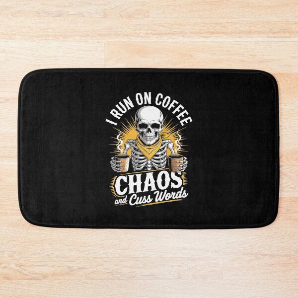 Item preview, I Run On Coffee Chaos And Cuss Wordsx designed and sold by MythWoot.