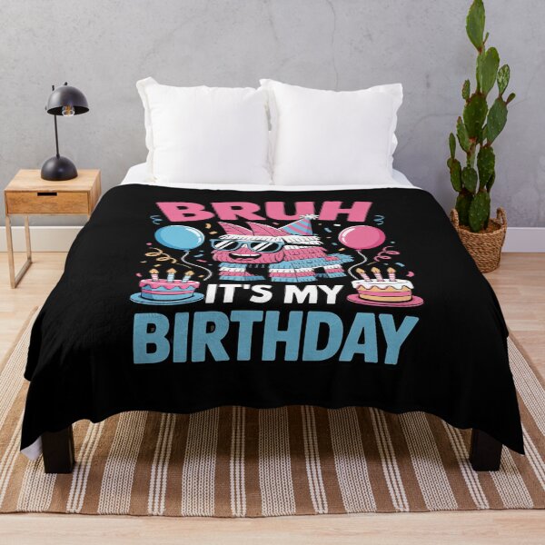 Item preview, Bruh It’s My Birthday Llama Pinata bday boy kids party 4 designed and sold by MarryIsMonth.