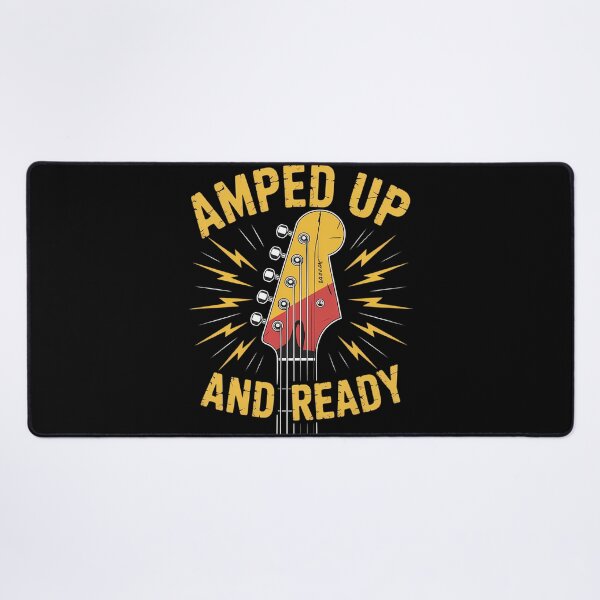 Item preview, Amped Up and Ready Guitar Headstock Grunge Punk Rock designed and sold by YaulTape.