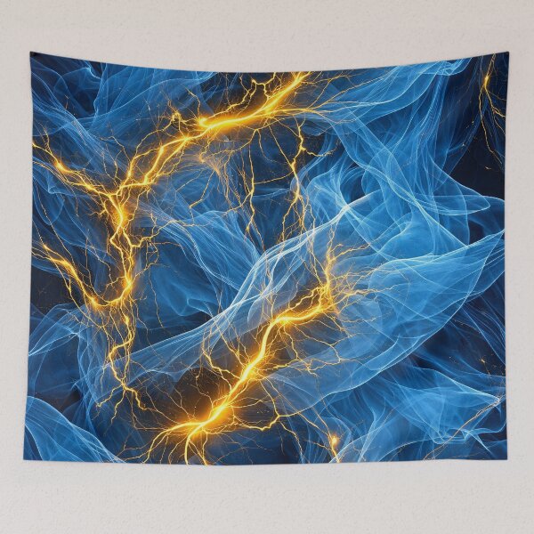 Item preview, Electric Silk Lightning designed and sold by Kaleidoscope Print.