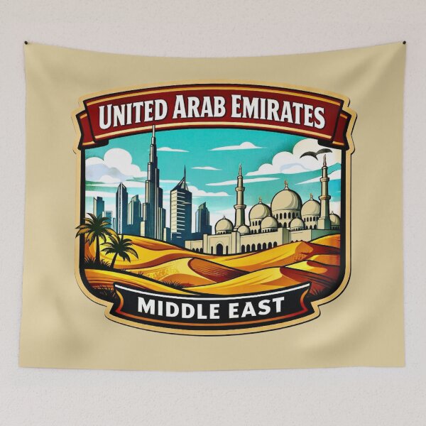 Item preview, United Arab Emirates designed and sold by Myra365Art.