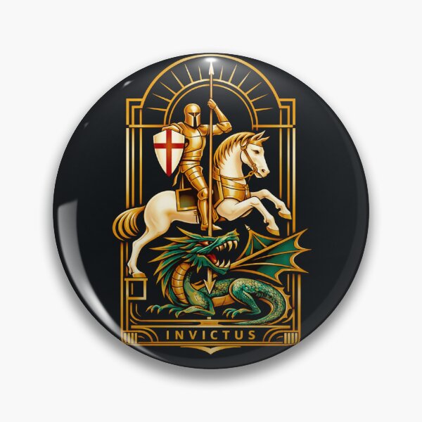 Item preview, Invictus — Saint George Icon designed and sold by Sanctum Icons.