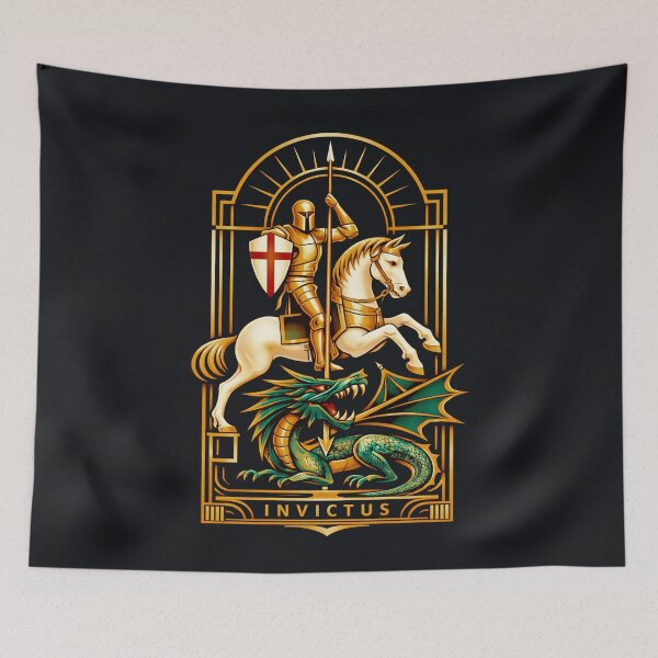 Item preview, Invictus — Saint George Icon designed and sold by Sanctum Icons.