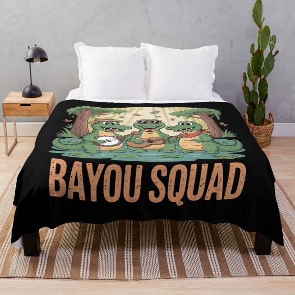 Item preview, Bayou Squad Louisiana Alligator Wildlife Travel Cajun designed and sold by YaulTape.