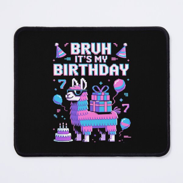 Item preview, Bruh Its My 7th Birthday Llama Pinata Boy Girl Party Bday designed and sold by MarryIsMonth.