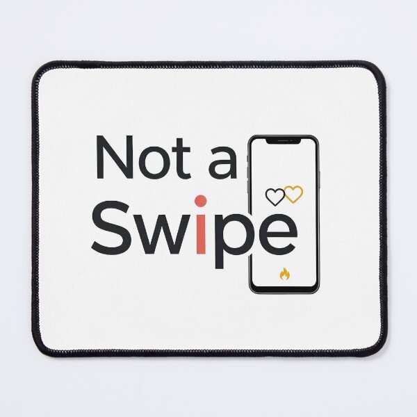 Item preview, Not A Swipe – Modern Anti Dating App Valentine Shirt designed and sold by AkuaEra.