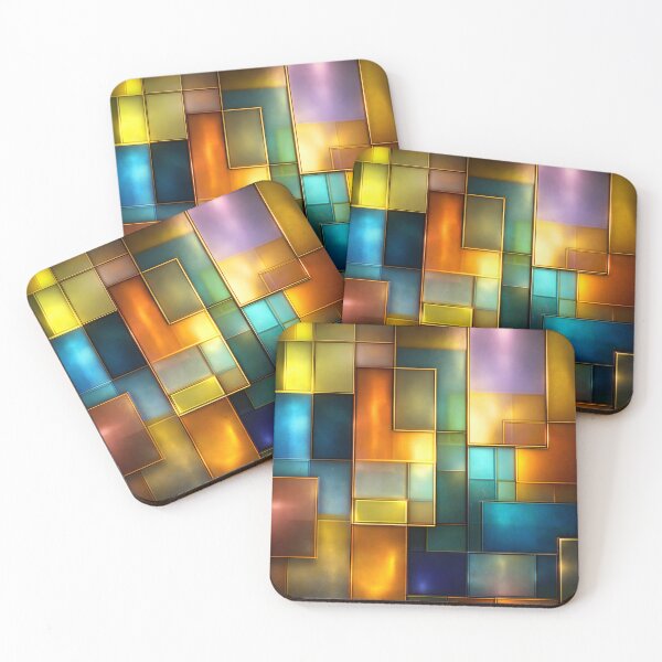 Item preview, Modern Glass Mosaic designed and sold by Kaleidoscope Print.