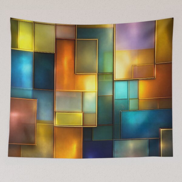 Item preview, Modern Glass Mosaic designed and sold by Kaleidoscope Print.