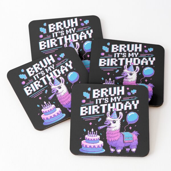 Item preview, Bruh Its My 9th Birthday Llama Pinata Boy Girl Party Bday designed and sold by MarryIsMonth.
