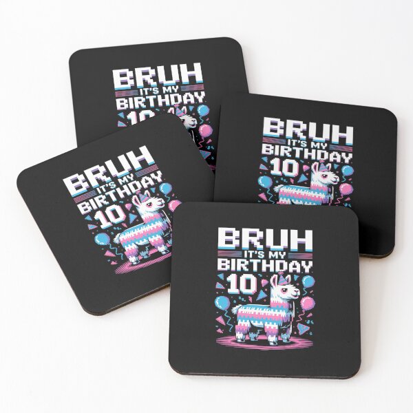 Item preview, Bruh Its My 10th Birthday Llama Pinata Boy Girl Party Bday designed and sold by AquaKiev.