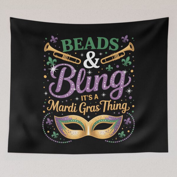Item preview, Beads And Bling It_s A Mardi Gras Thing Carnival Mardi Gras designed and sold by YaulTape.