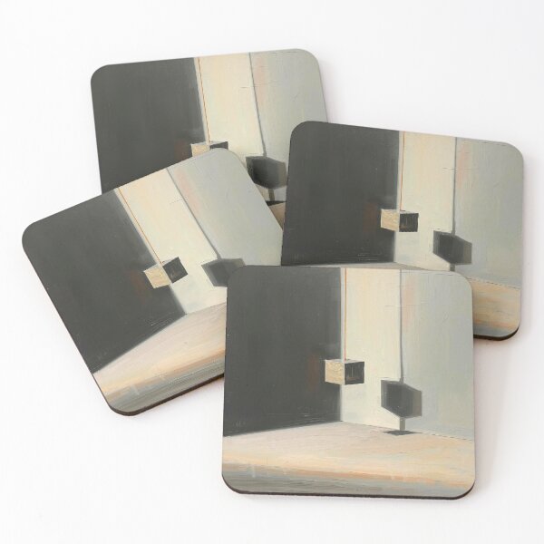 Item preview, The Suspended Cube: Modern Minimalist Industrial Geometry and Shadow Art designed and sold by Cozyartsss.