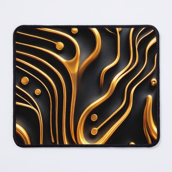 Item preview, Liquid Gold Lines designed and sold by Kaleidoscope Print.