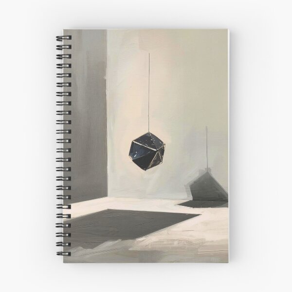 Item preview, The Celestial Pendulum: Modern Minimalist Geometric Dodecahedron and Shadow Art designed and sold by Cozyartsss.