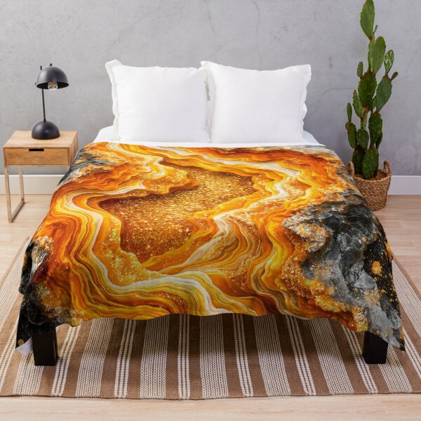 Item preview, Golden Geode Glow designed and sold by Kaleidoscope Print.