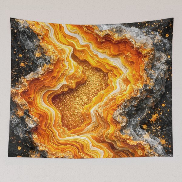 Item preview, Golden Geode Glow designed and sold by Kaleidoscope Print.